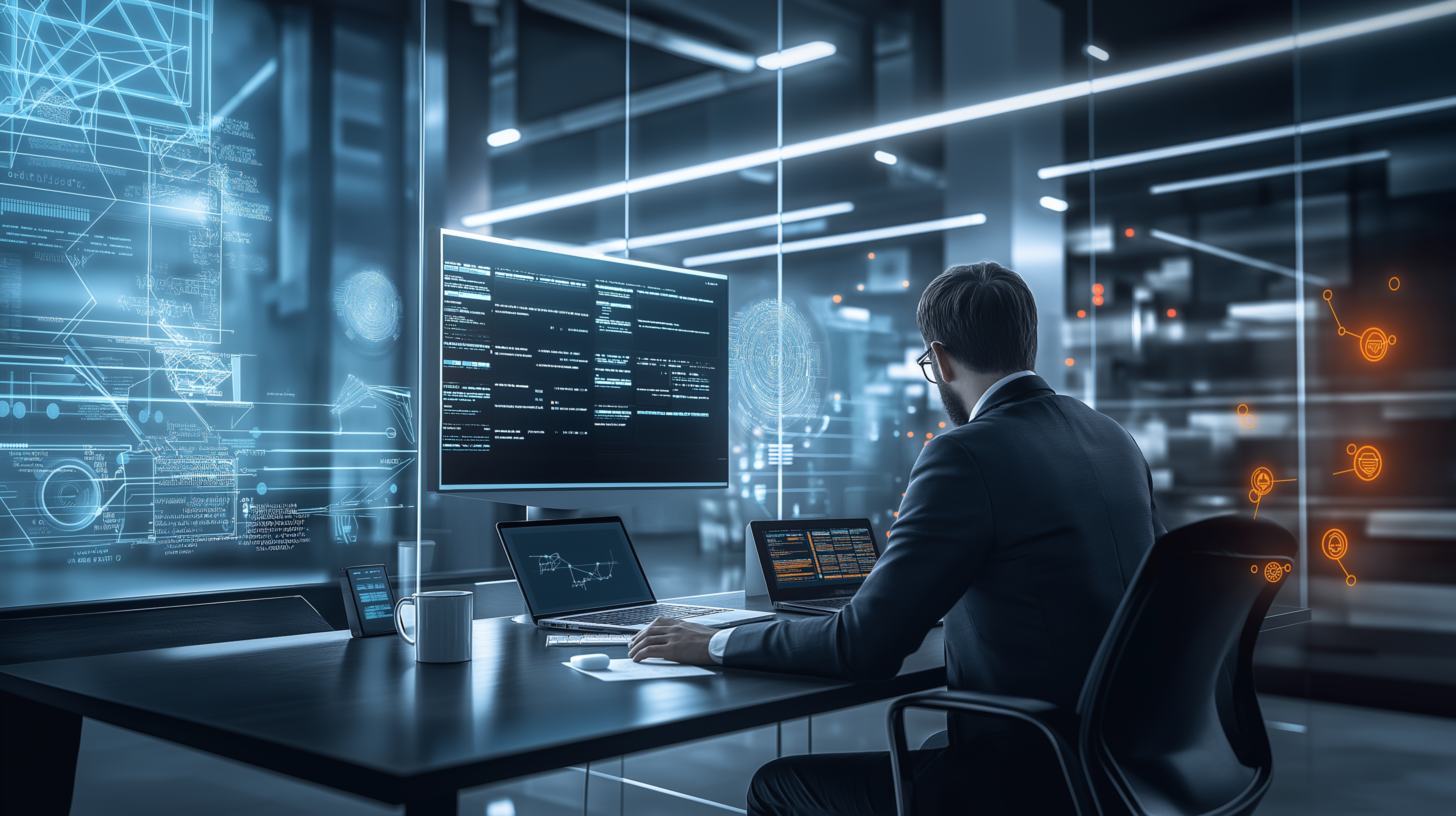 Virtual CISO (vCISO) illustration