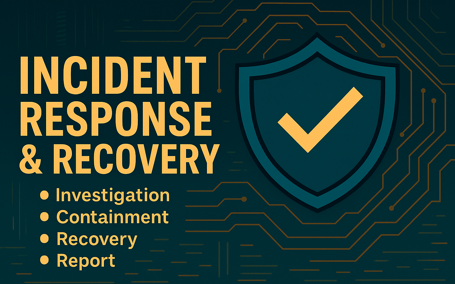 Incident Response & Recovery banner